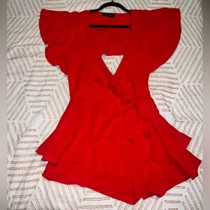 Francesca’s Red Romper